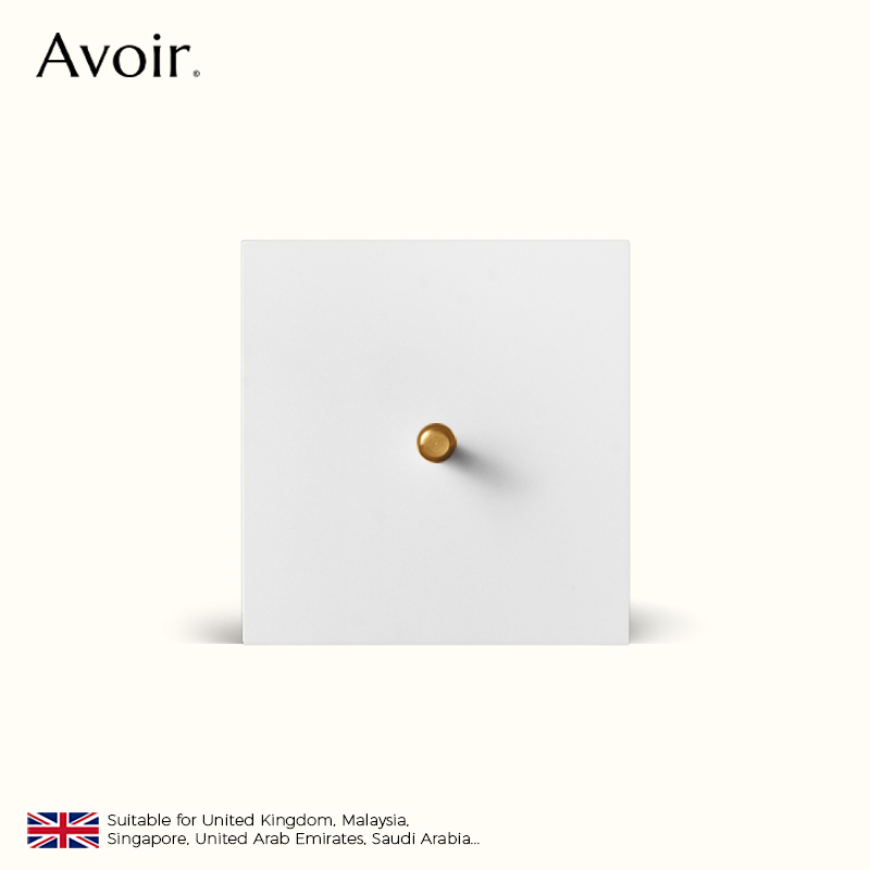Home Improvement Uk - Interruttori a Leva Opachi Bianchi Avoir