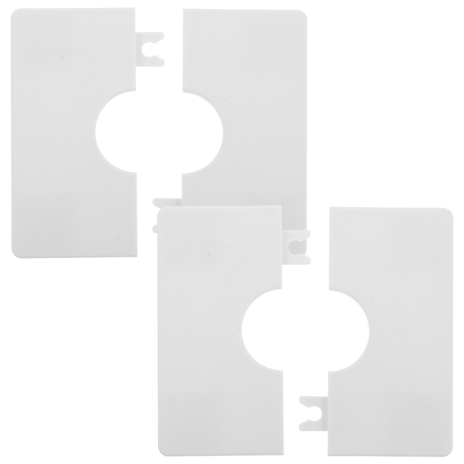 Electrical Outlet Cover - 2 Pezzi Copri-Foro Quadrato Autoadesivo per