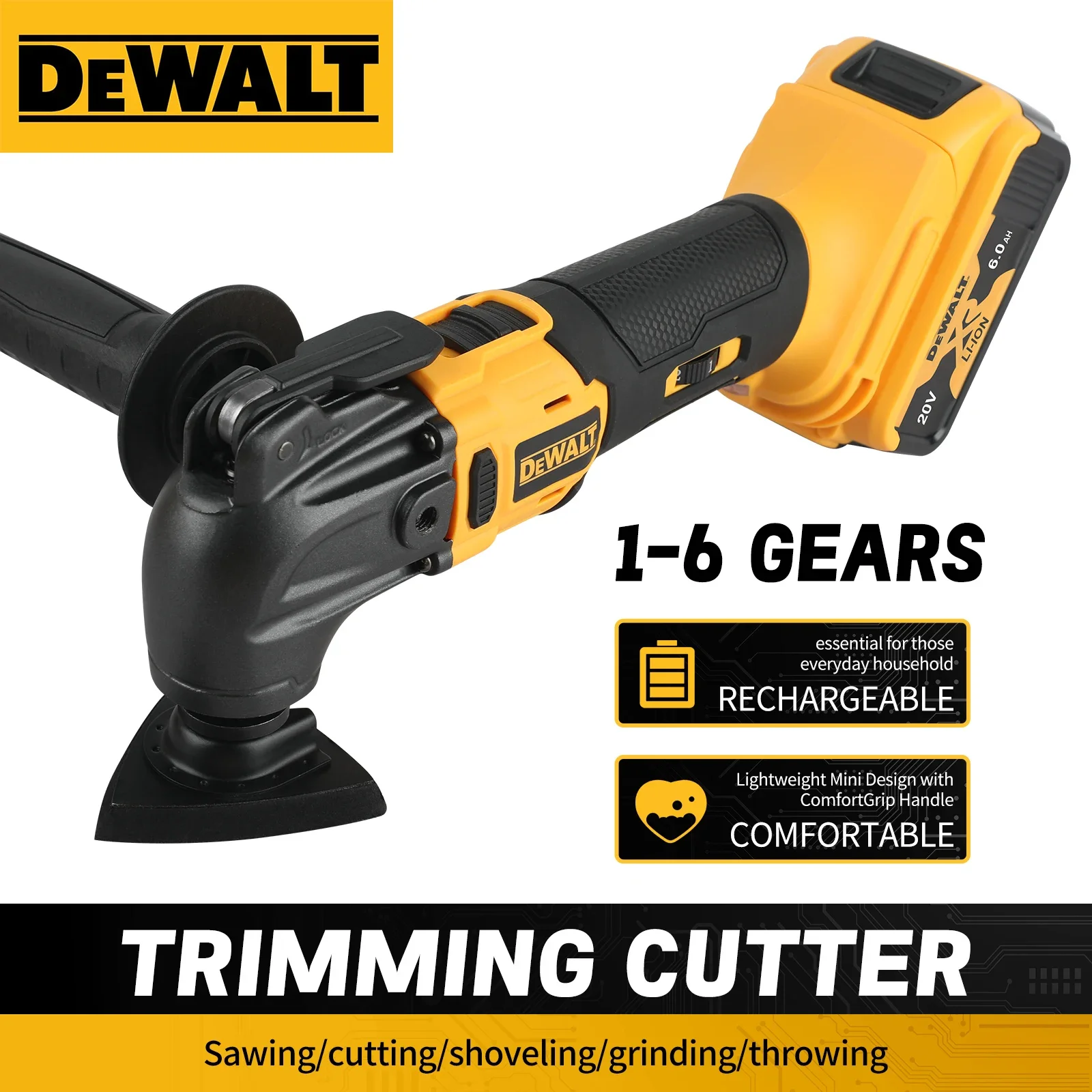 Grout Saw Removal - DEWALT 2026 Utensile Multifunzione Oscillante a