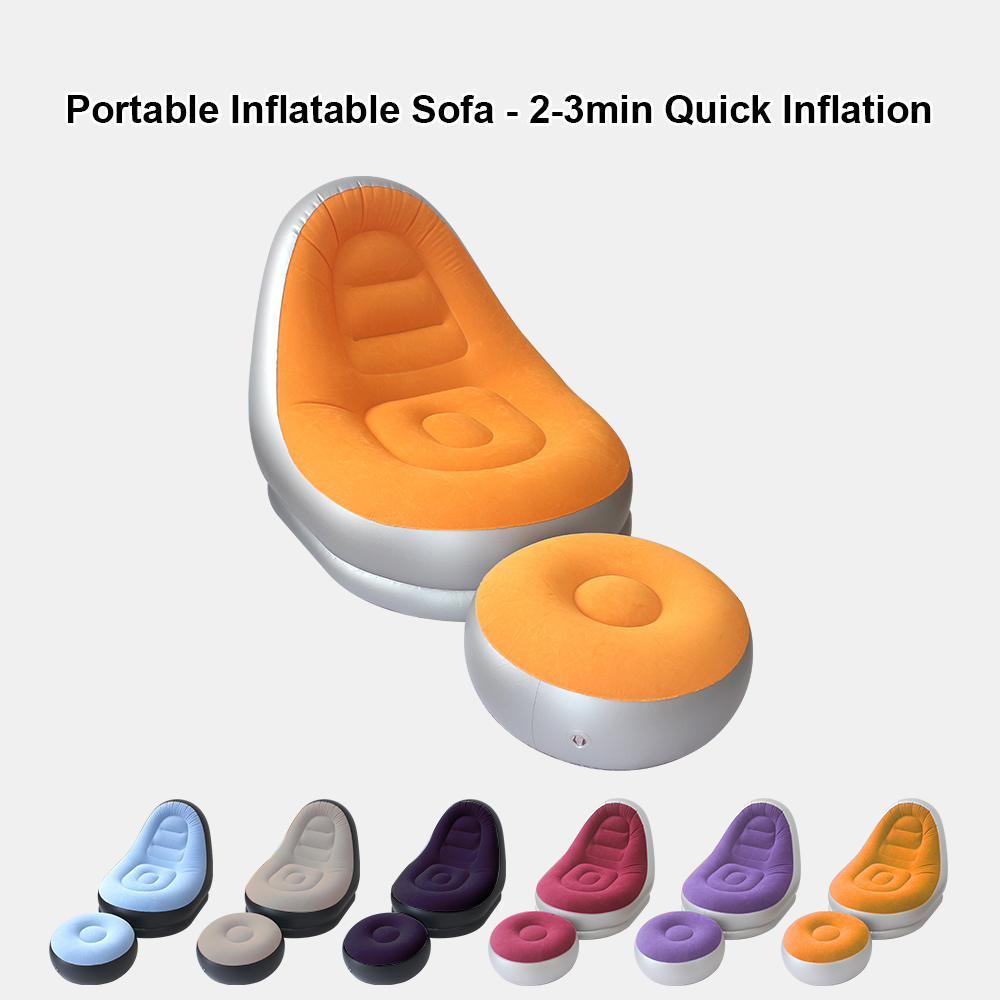Home Improvement Furniture - Set di divani gonfiabili portatili multicolor
