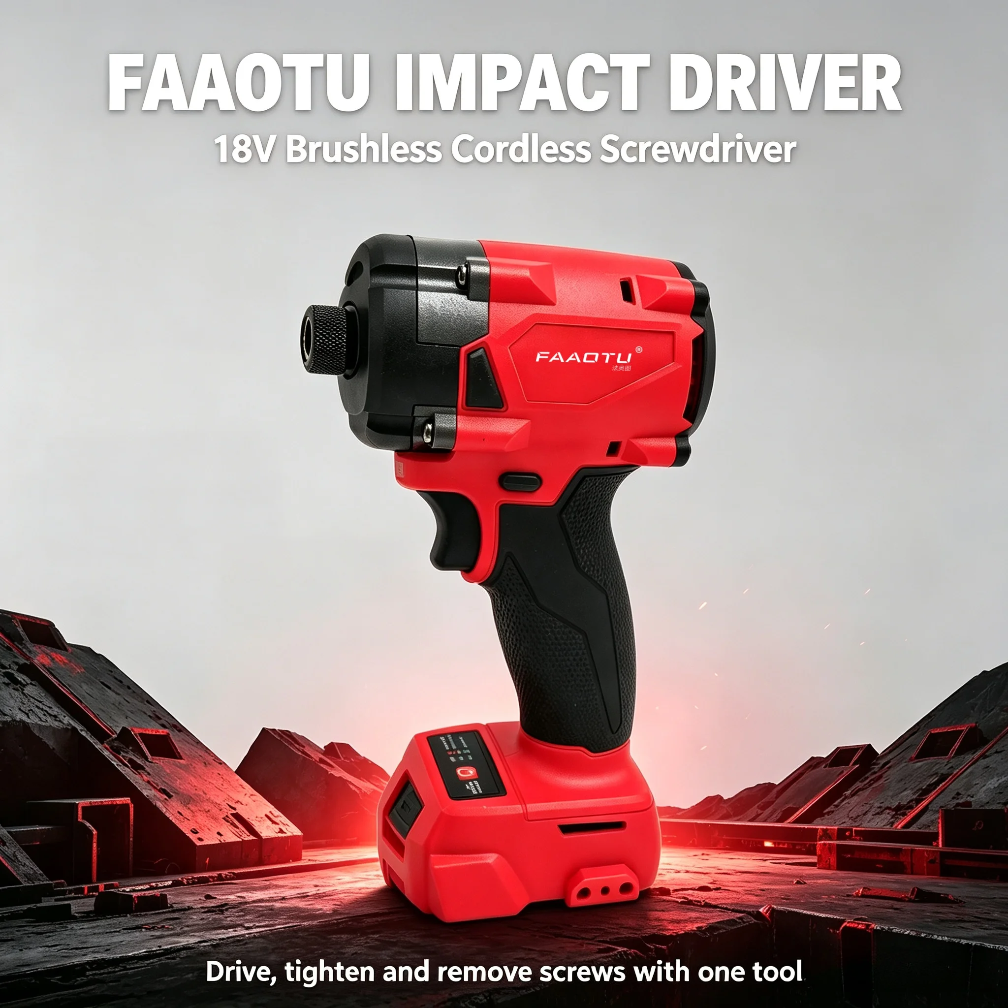 Home Improvement Usa - FAAOTU Cacciavite Elettrico Senza Fili 18V,
