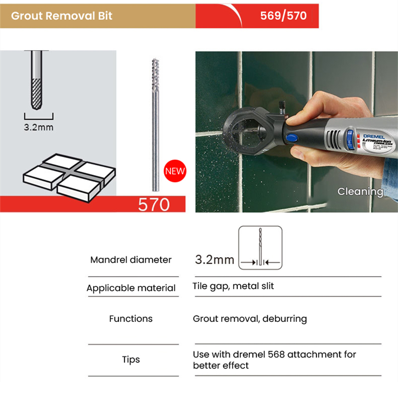 Dremel accessorio per la puliz - Grout Saw Removal recensione e prezzo