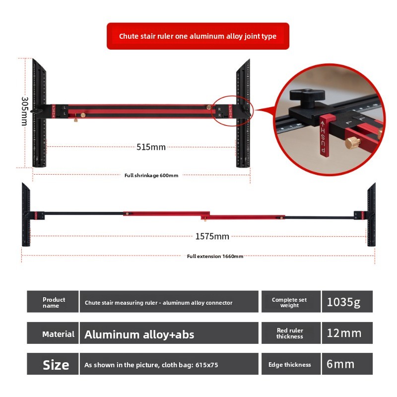 Righello per scale in lega di  - Home Improvement Usa recensione e prezzo
