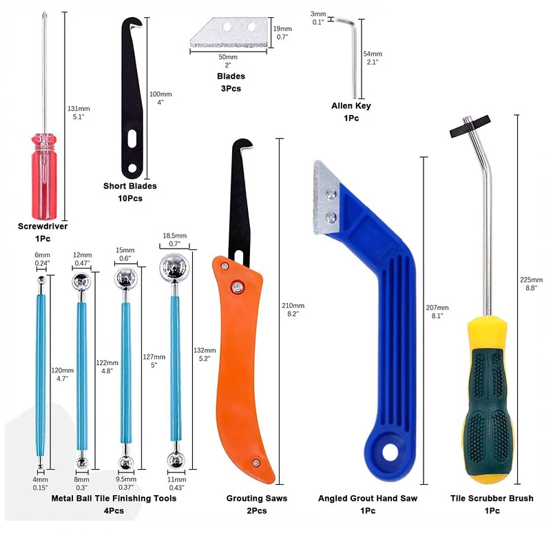 Set di 22 Utensili per la Rimo - Grout Saw Removal recensione e prezzo