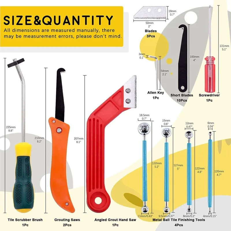 Set di 22 Utensili per la Rimo - Grout Saw Removal recensione e prezzo