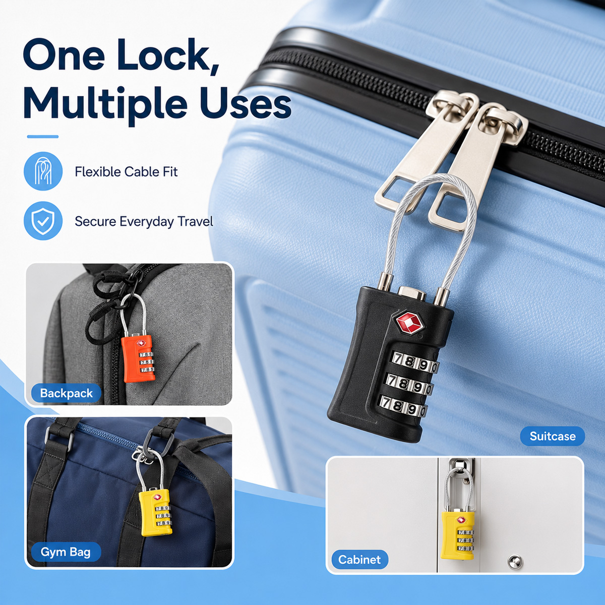 Lucchetto TSA Approvato con Co - Home Improvement Hardware recensione e prezzo