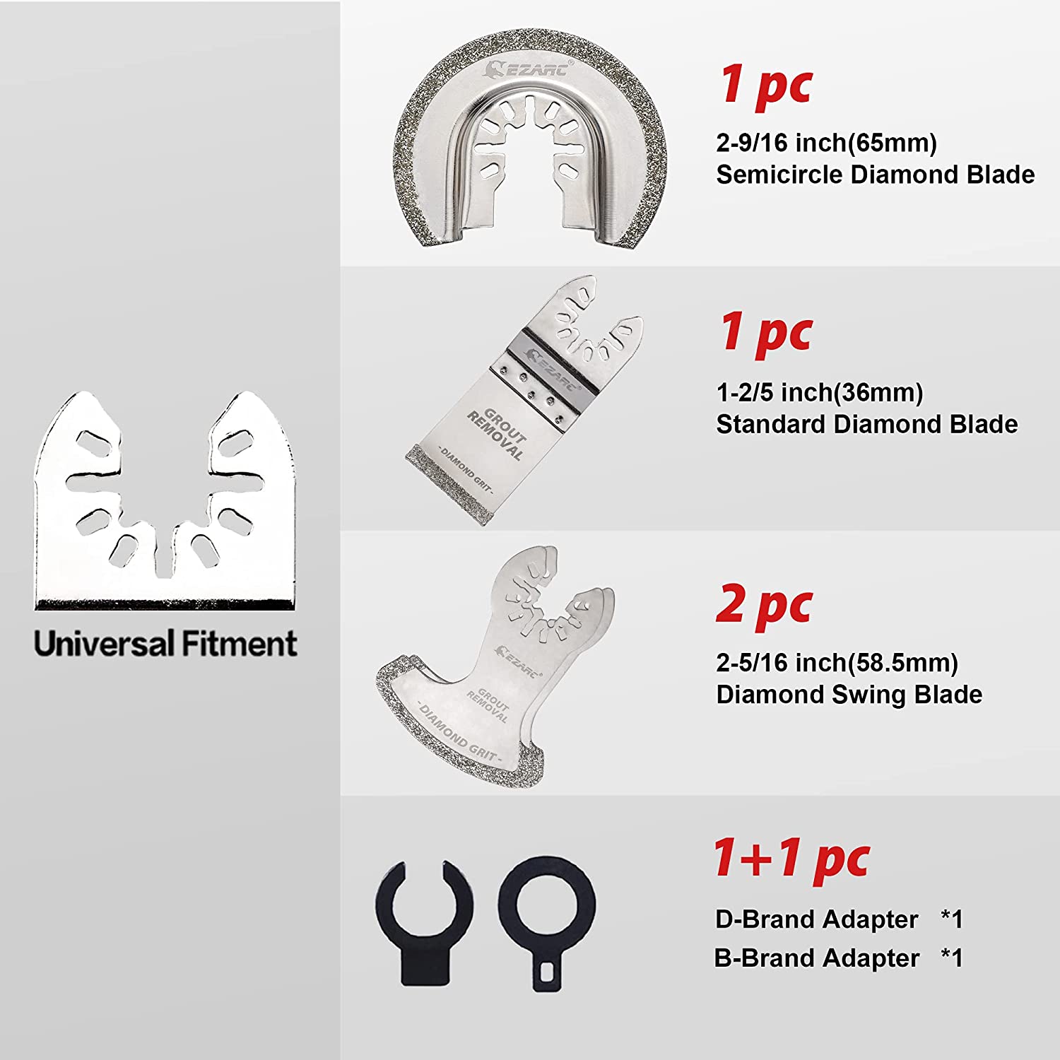 Set di 4 Lame Diamantate Oscil - Grout Saw Removal recensione e prezzo